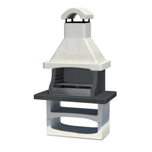 Barbecue in muratura Salamanca con parafiamma Inox e griglia 77x45 cm