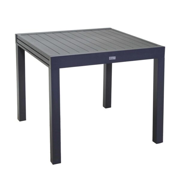 Tavolo da giardino allungabile Sullivan in alluminio antracite 90/180 cm H 73 cm