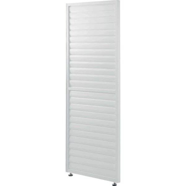Pannello orientabile lamelle a persiana per pergola Myara L90 x H236,5 cm bianco