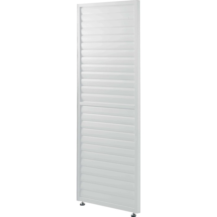 Pannello orientabile lamelle a persiana per pergola Myara L90 x H236,5 cm bianco