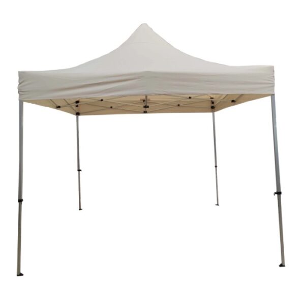 Gazebo pieghevole alluminio e poliestere 3x4,5 m Ecrù