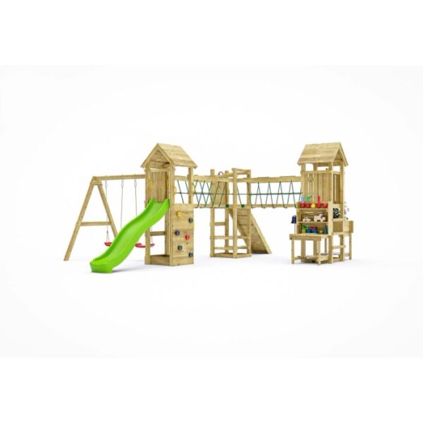 Gioco da giardino Optimizer scivolo e altalene 612 x 518 x h257cm