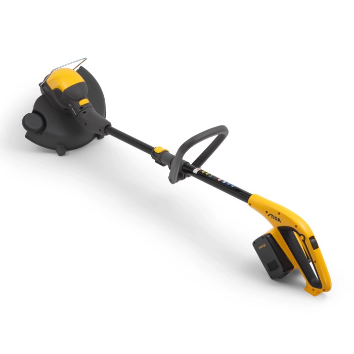 Stiga GT 300e set tagliabordi a batteria con batteria e caricabatterie.