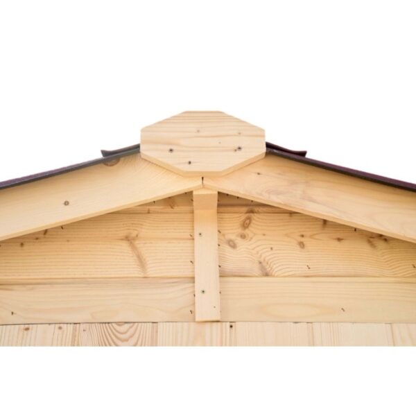 Casetta da giardino in legno sp 16 mm H204xL180xP187 cm