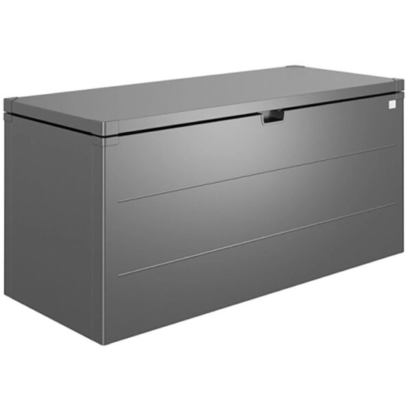 Biohort Stylebox 170, grigio scuro metallizzato, box universale per giardino, terrazza o balcone.