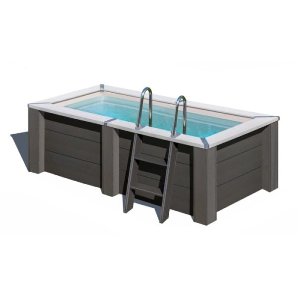 Piscina fuori terra in composite rettangolare Gre Avantgarde Nova 315x175 H96 cm
