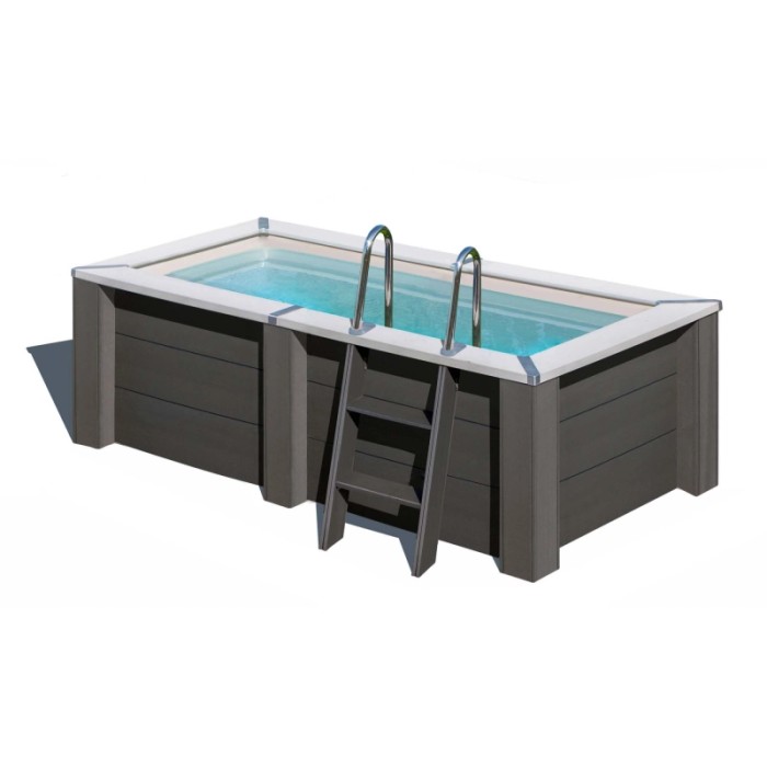Piscina fuori terra in composite rettangolare Gre Avantgarde Nova 315x175 H96 cm