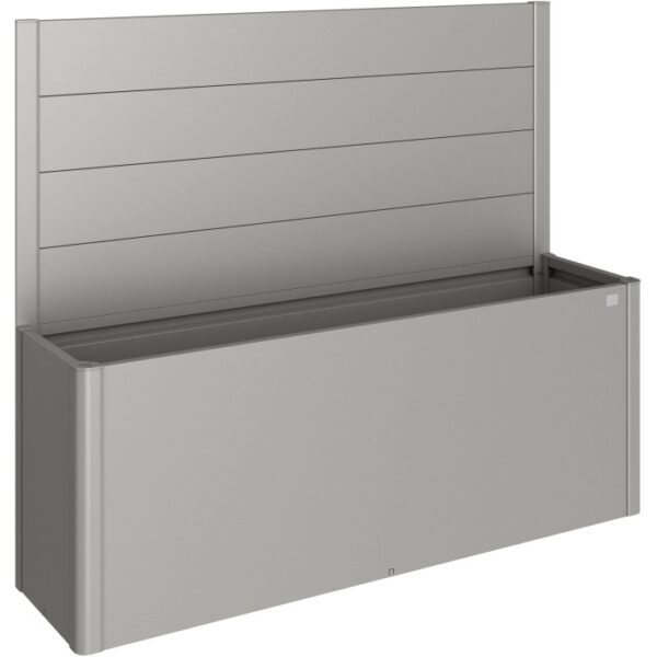 Biohort Belvedere paravento per aiuola rialzata, grigio quarzo metallizzato, misura 200. Accessorio per aiuole rialzate.