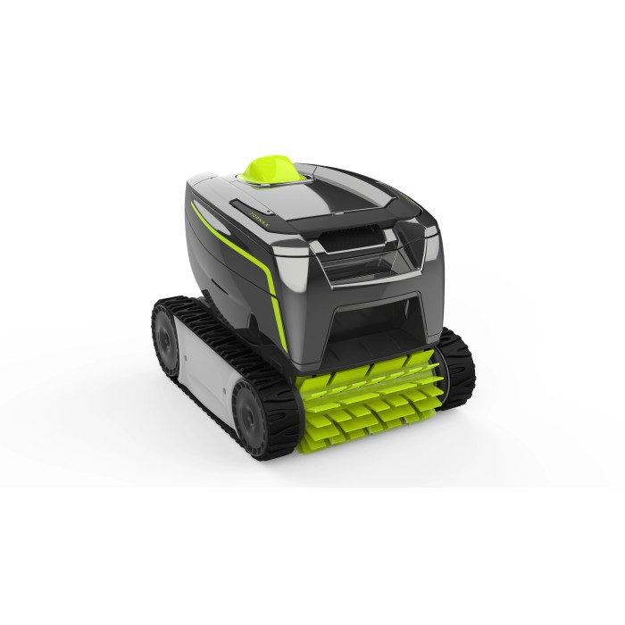 Robot piscina Zodiac Tornax GT2120 grigio/verde con cingoli.