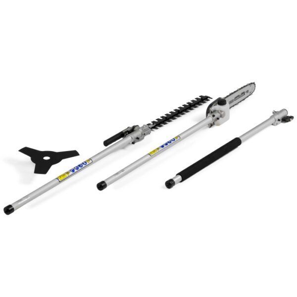 Alpina Multiutensile a benzina AMT 26 5 in 1 con accessori tagliasiepi, potatore e decespugliatore.