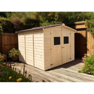 Casetta da giardino in legno sp 16 mm H210xL270xP267 cm