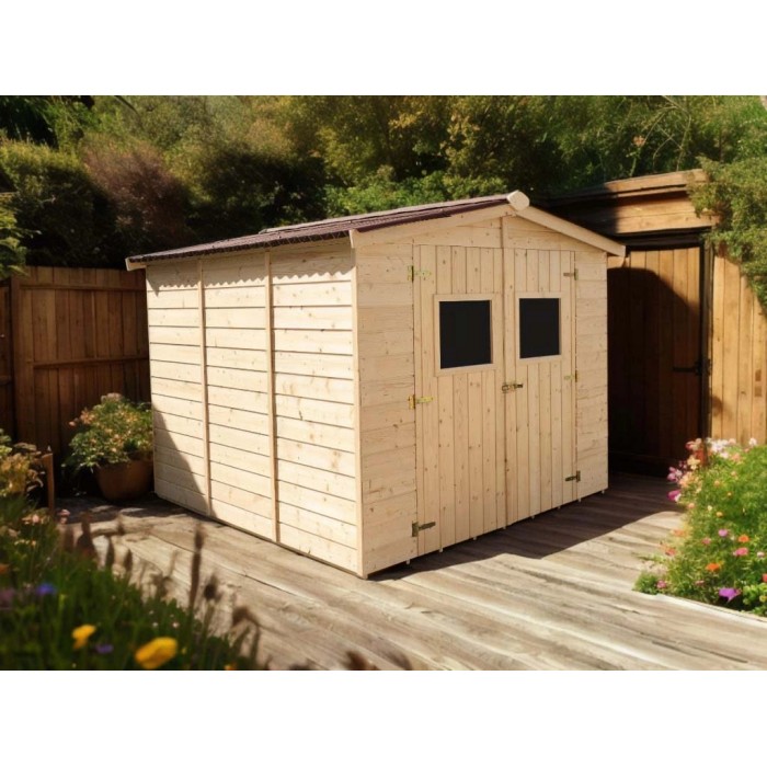 Casetta da giardino in legno sp 16 mm H210xL270xP267 cm