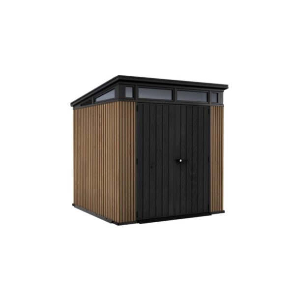 Casetta da giardino Keter in plastica Pent sp 20 mm marr.chiaro 4,7 m²