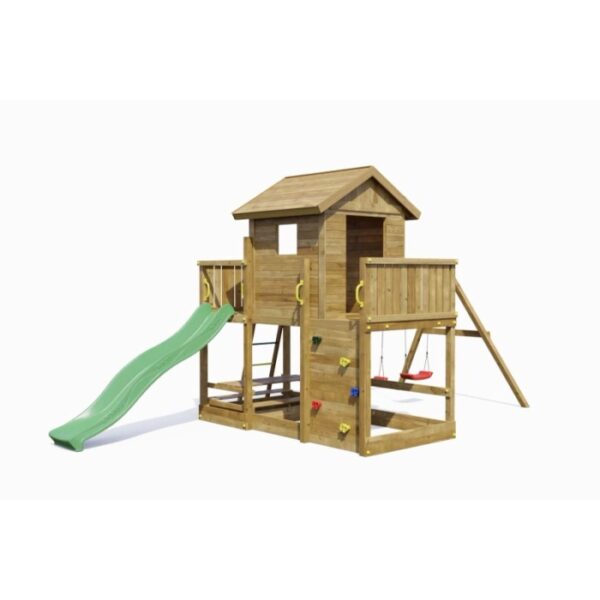 Gioco da giardino Mars con scivolo e altalene 558 x 301 x H275 cm