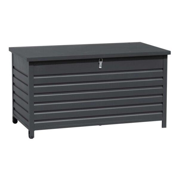 Box universale t.b.t. grigia con linee orizzontali e piccola chiusura.