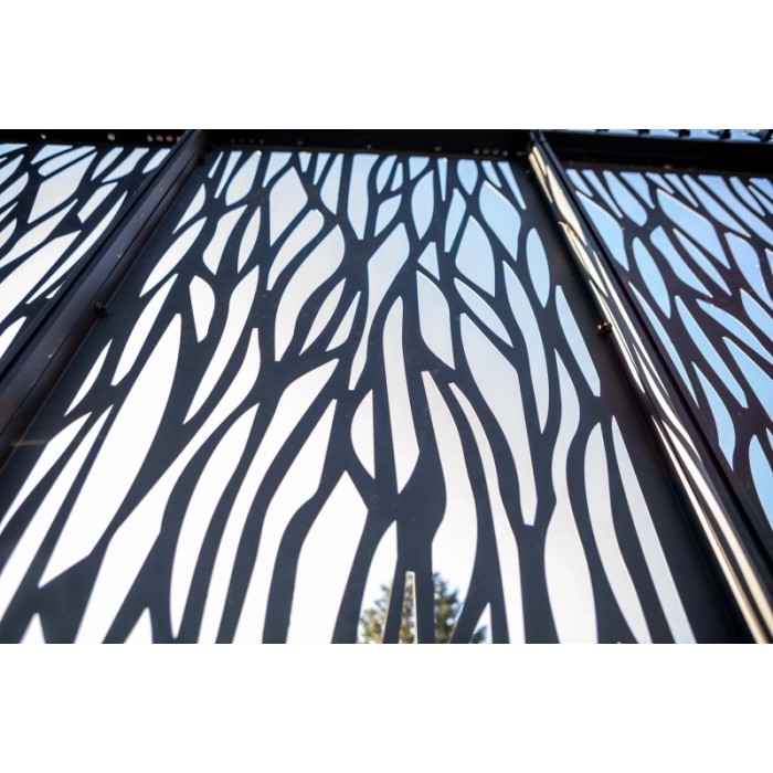 Pannelli Moucharabieh per pergola 3630 in acciaio 3 pz. 300 cm