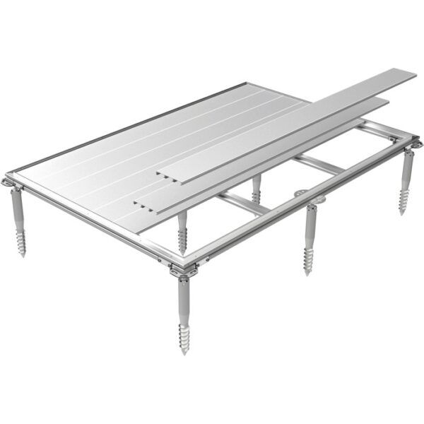 Biohort Smartbase Plus GS 190 fondazione per casetta da giardino in alluminio con viti di terra.