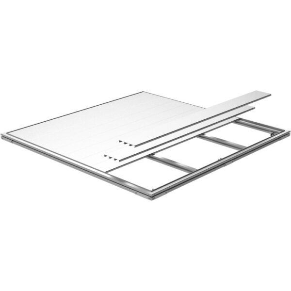 Biohort Smartbase GS 190: Fondazione in alluminio per armadio da giardino, 186x78x18cm, con telaio e piedini regolabili.