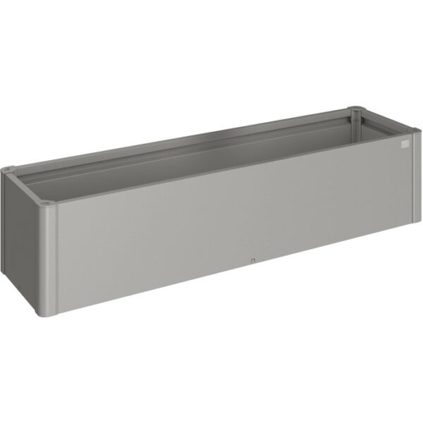 Biohort aiuola rialzata Belvedere Mini, misura 200, grigio quarzo metallizzato, per giardino e balcone.