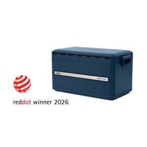 Frigo portatile pieghevole Coleman Snap'N Go blu 52l per campeggio, Red Dot Award. Compatto e isolato.