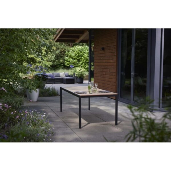 Tavolo da giardino Porto 200 deco coat 195x95x75 cm nero