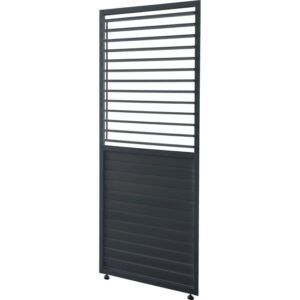 Pannello orientabile lamelle a persiana pergola Myara L90xH236,5 cm antracite