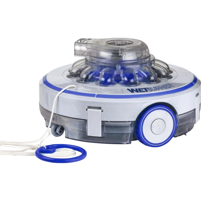 Robot pulitore per piscina Gre a batteria, 4.000 mAh, grigio, per piscine fino a 35 m².
