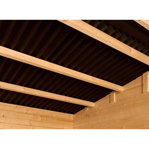 Casetta da giardino in legno sp 16 mm H210xL370xP187 cm