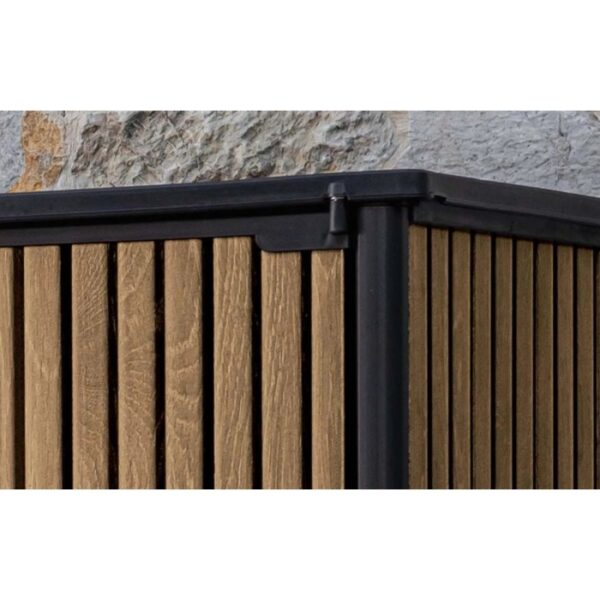 Casetta da giardino Keter in plastica Vertical sp 20 mm marr.chiaro 1,16 m²