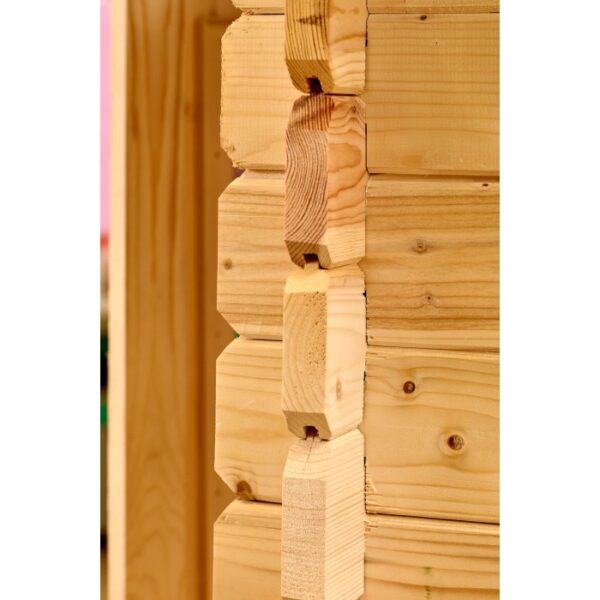 Casetta da giardino in legno sp 28 mm H207xL416xP504 cm