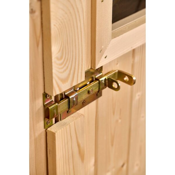 Casetta da giardino in legno sp 28 mm H207xL416xP304 cm