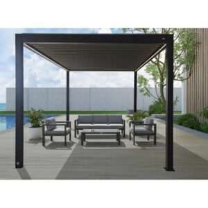 Pergola bioclimatica Quadrifoglio 400x300x254 cm