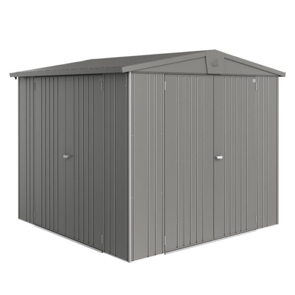 Porta aggiuntiva Biohort per casetta da giardino Europa, grigio quarzo metallizzato, doppia porta