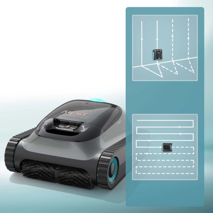 Robot pulitore piscina interrata Aiper Scuba S1 senza fili 15,9m³/h fino a 150m²