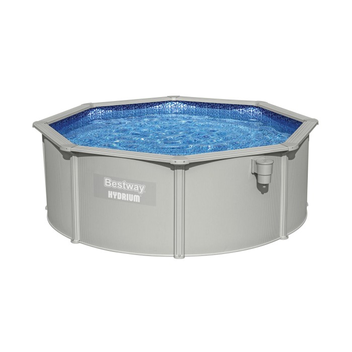 Piscina Bestway Hydrium, piscina da giardino con pareti in acciaio.
