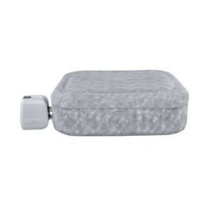 Idromassaggio gonfiabile t.b.t. grigio coperto con pompa.