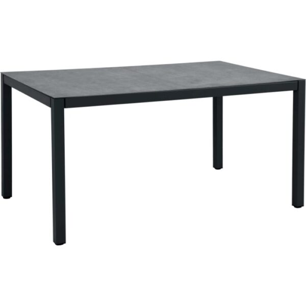 Tavolo da giardino Kulina antracite 150x90x75 cm