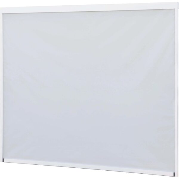 t.b.t. tenda a rullo per protezione solare con telaio bianco.