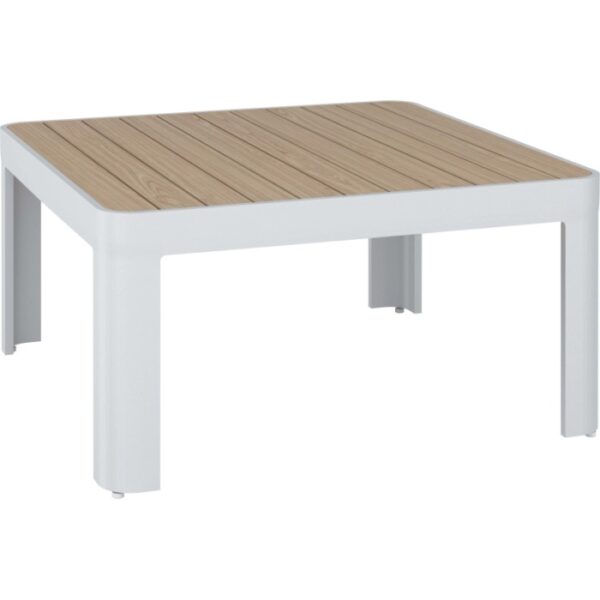 Salotto da giardino angolare Butterfield in alluminio 4 posti