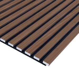 Pannello fonoassorbente decorativo PVC rovere 240x57,25x1,9 cm
