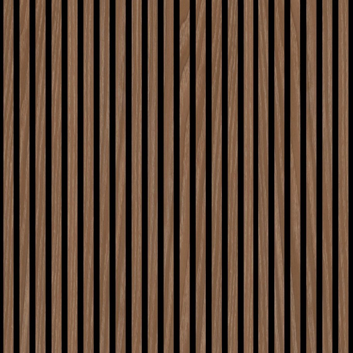 Pannello fonoassorbente decorativo PVC rovere 240x57,25x1,9 cm