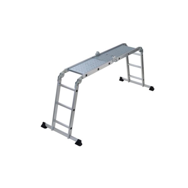 Scala/piattaforma di lavoro multifunzionale t.b.t. in alluminio.