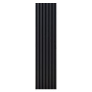 Pannello fonoassorbente decorativo alu anodiz nero 240x56,55x1,7 cm