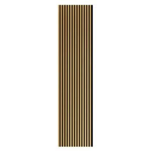 Pannello fonoassorbente decorativo alu anodiz oro 240x56,55x1,7 cm