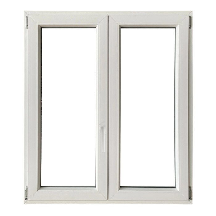 Finestra in PVC bianca t.b.t. a due ante per la tua casa.