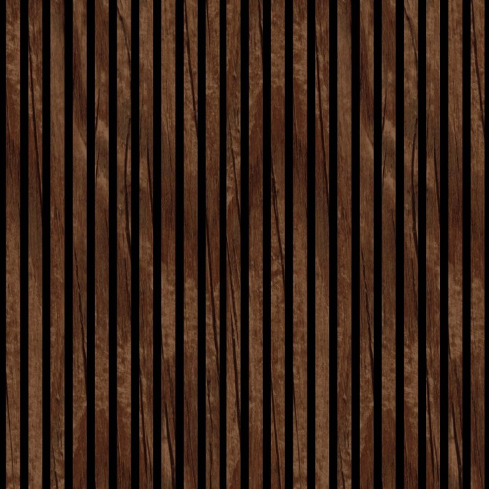 Pannello fonoassorbente decorativo PVC rovere rustico 240x57,25x1,9 cm