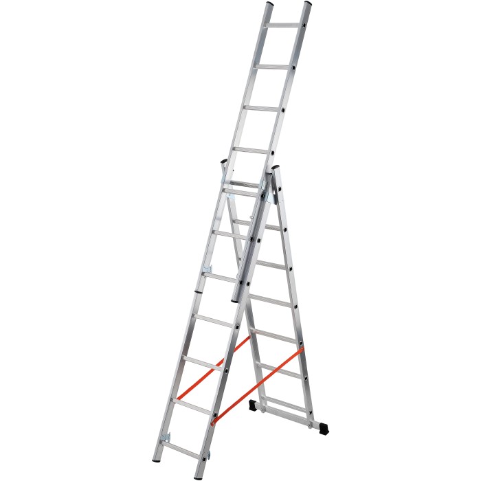 t.b.t. Scala, scala multifunzione in alluminio, flessibile.