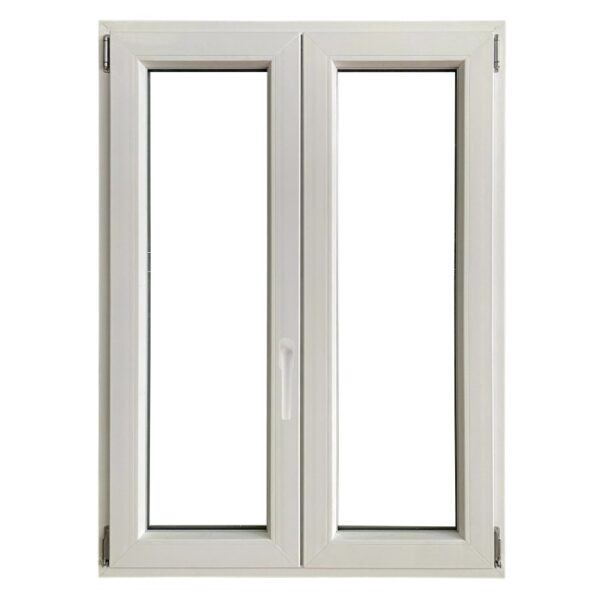 Finestra in PVC bianca t.b.t. a due ante per OBI