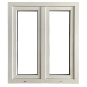 Finestra in PVC bianca a due ante per la tua casa.