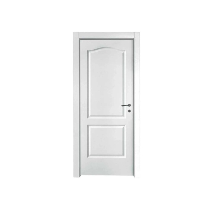 Porta a battente sinistra Giulia bianco laccato 90x210 cm